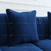 Современный диван из тафтинга с шезлонгом