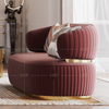 Уникальный современный домашний диван из красной ткани