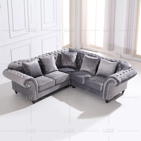 Диван из ткани Chesterfield в современном стиле для отдыха